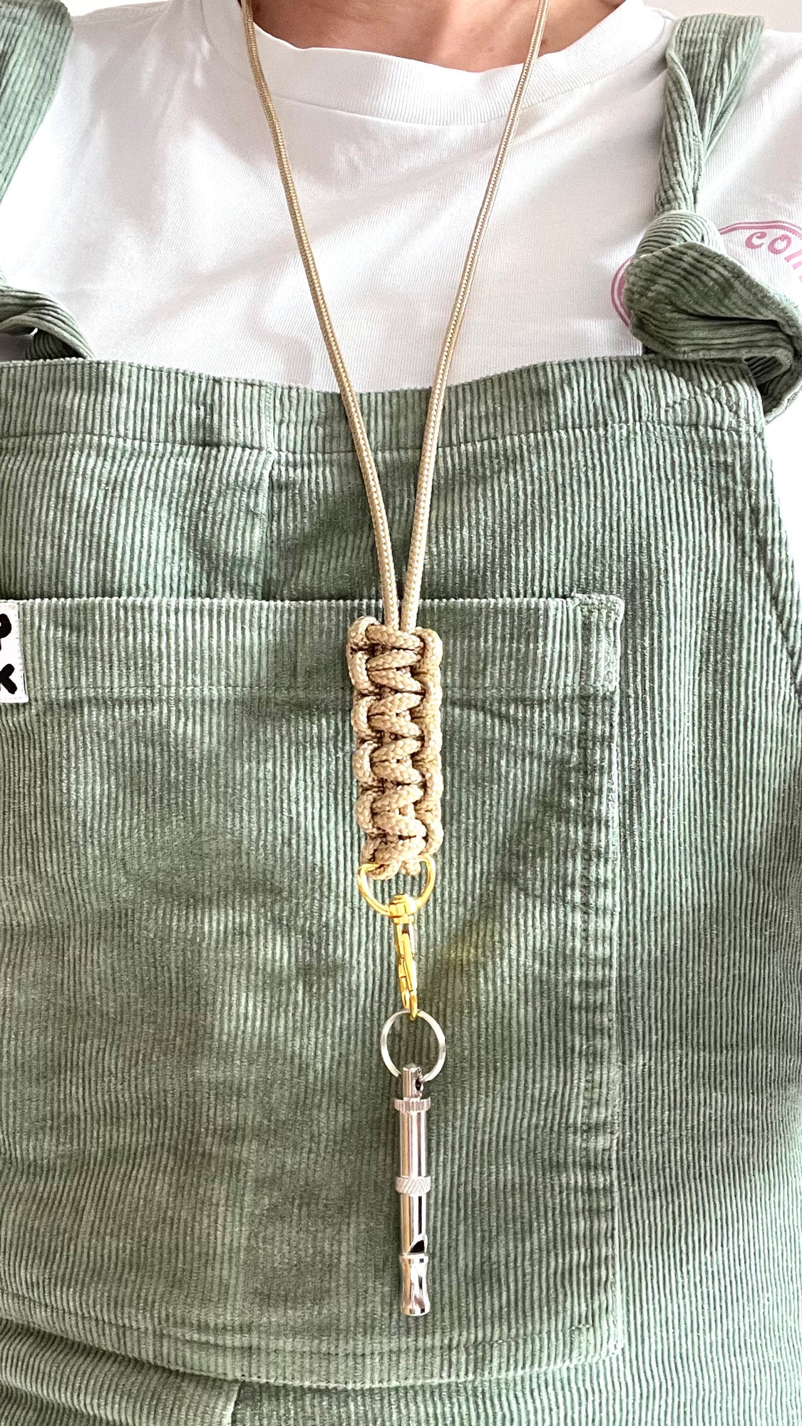 Dog whistle lanyard