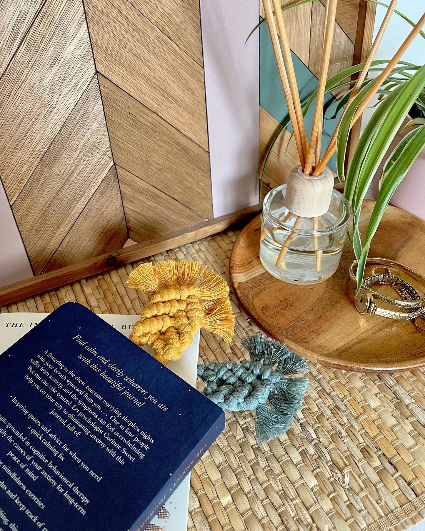 Large macramé bookmark