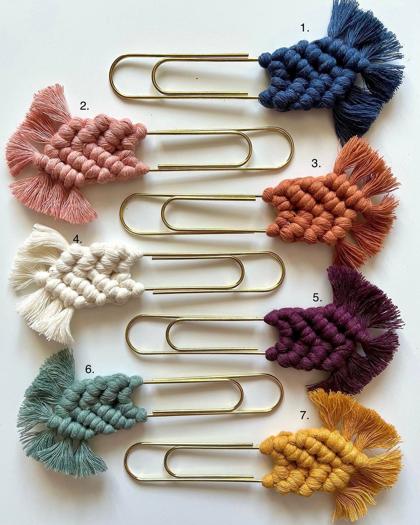 Large macramé bookmark
